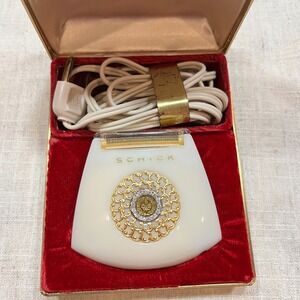 Vintage Schick The Crown Jewel Electric Razor Shaver Model 700 w Case‎
